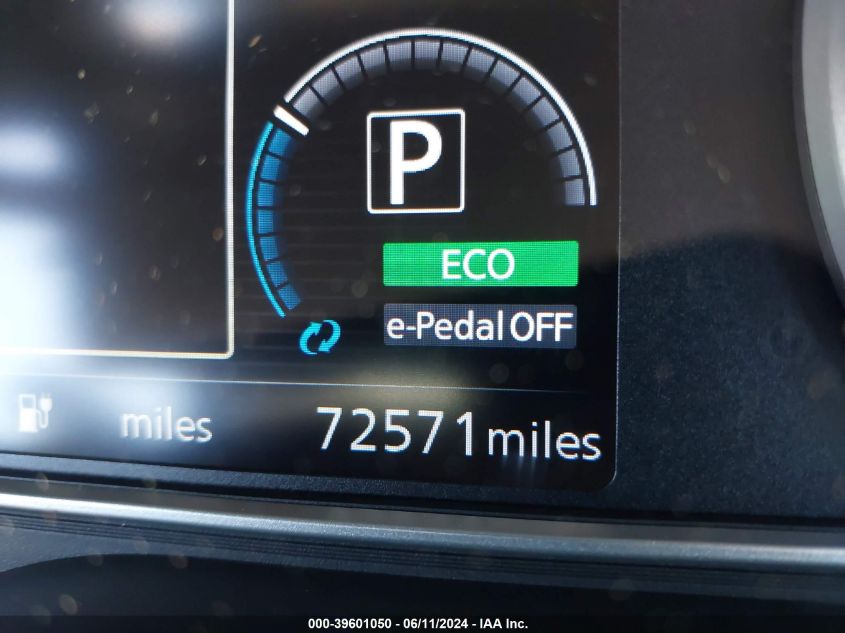 2018 Nissan Leaf Sv VIN: 1N4AZ1CPXJC305679 Lot: 39601050