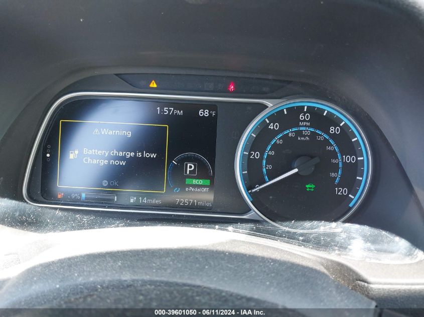 2018 Nissan Leaf Sv VIN: 1N4AZ1CPXJC305679 Lot: 39601050