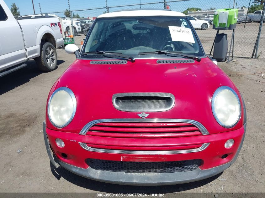 2003 Mini Cooper S VIN: WMWRE33453TD61297 Lot: 39601085