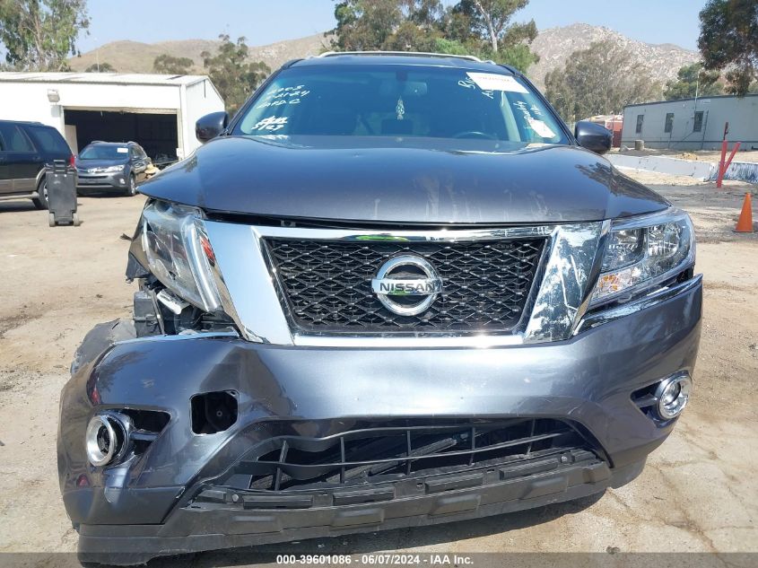 2014 Nissan Pathfinder Sl VIN: 5N1AR2MN5EC663528 Lot: 39601086