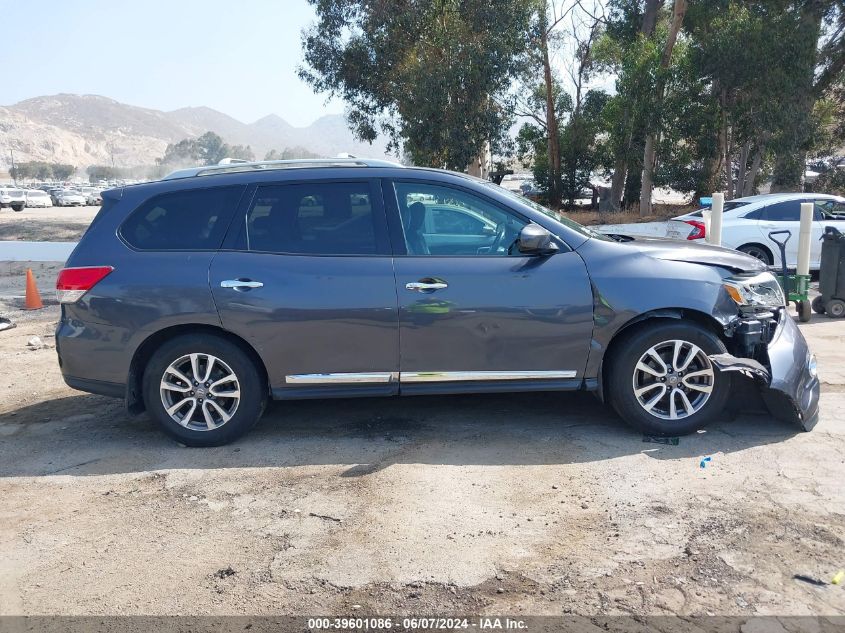 2014 Nissan Pathfinder Sl VIN: 5N1AR2MN5EC663528 Lot: 39601086