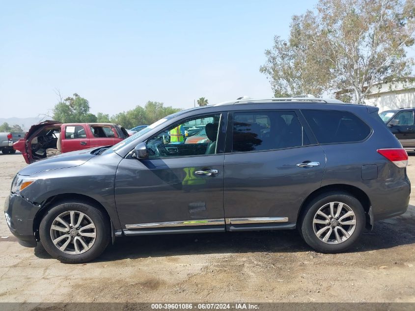 2014 Nissan Pathfinder Sl VIN: 5N1AR2MN5EC663528 Lot: 39601086