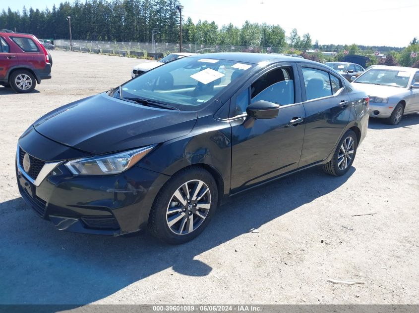 2021 Nissan Versa Sv Xtronic Cvt VIN: 3N1CN8EVXML893453 Lot: 39601089