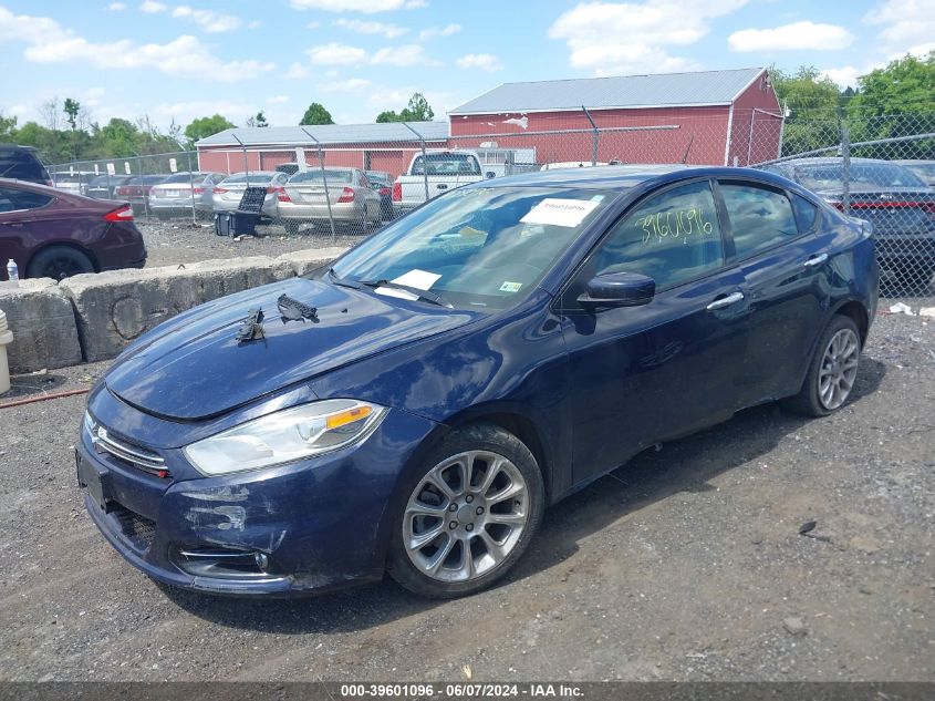 2013 Dodge Dart Limited VIN: 1C3CDFCA1DD285352 Lot: 39601096