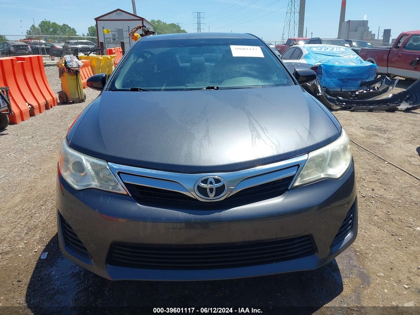 2012 Toyota Camry Le VIN: 4T1BF1FK6CU015360 Lot: 39601117