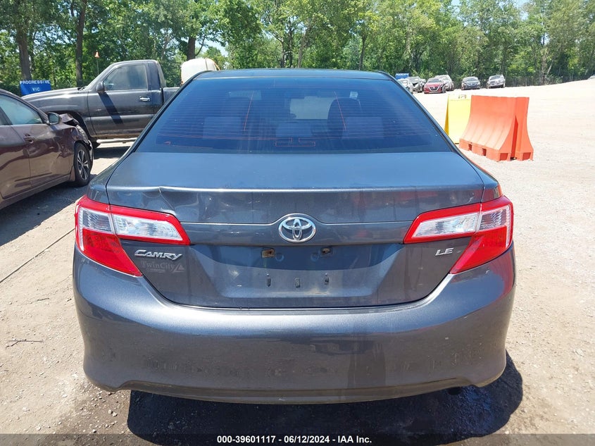 2012 Toyota Camry Le VIN: 4T1BF1FK6CU015360 Lot: 39601117