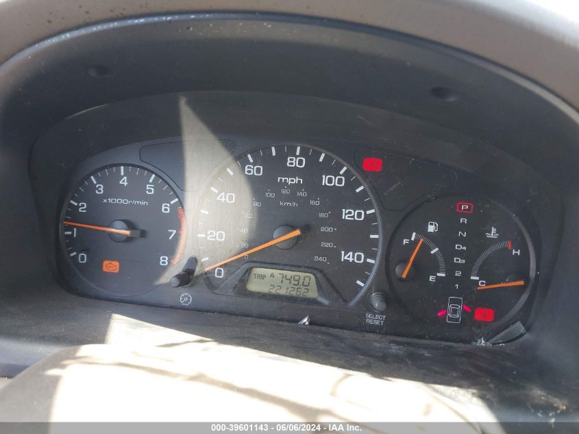 2000 Honda Accord 2.3 Se VIN: JHMCG6696YC007531 Lot: 39601143