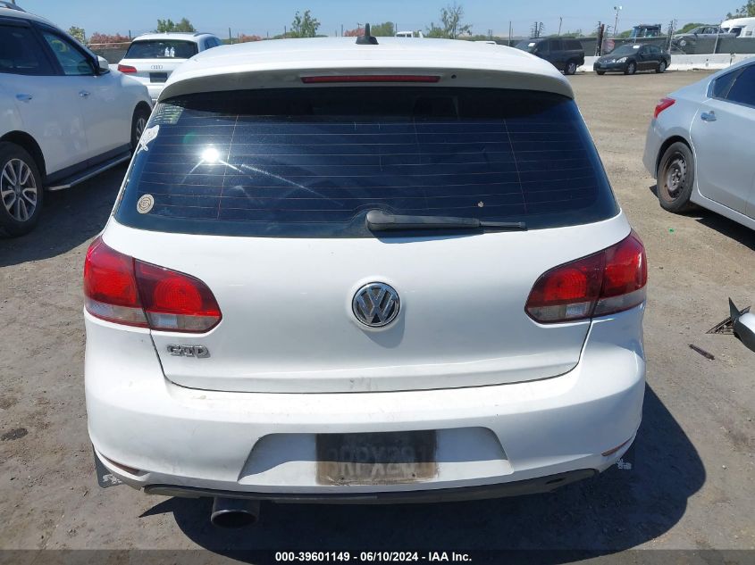 2011 Volkswagen Golf Tdi 4-Door VIN: WVWDM7AJ7BW055020 Lot: 39601149