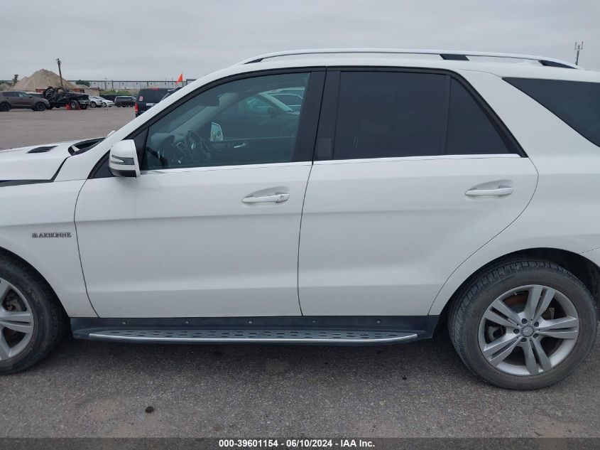 2014 Mercedes-Benz Ml 350 4Matic VIN: 4JGDA5HB5EA432372 Lot: 39601154