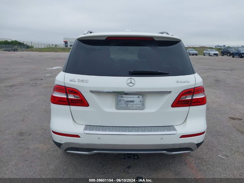 2014 Mercedes-Benz Ml 350 4Matic VIN: 4JGDA5HB5EA432372 Lot: 39601154