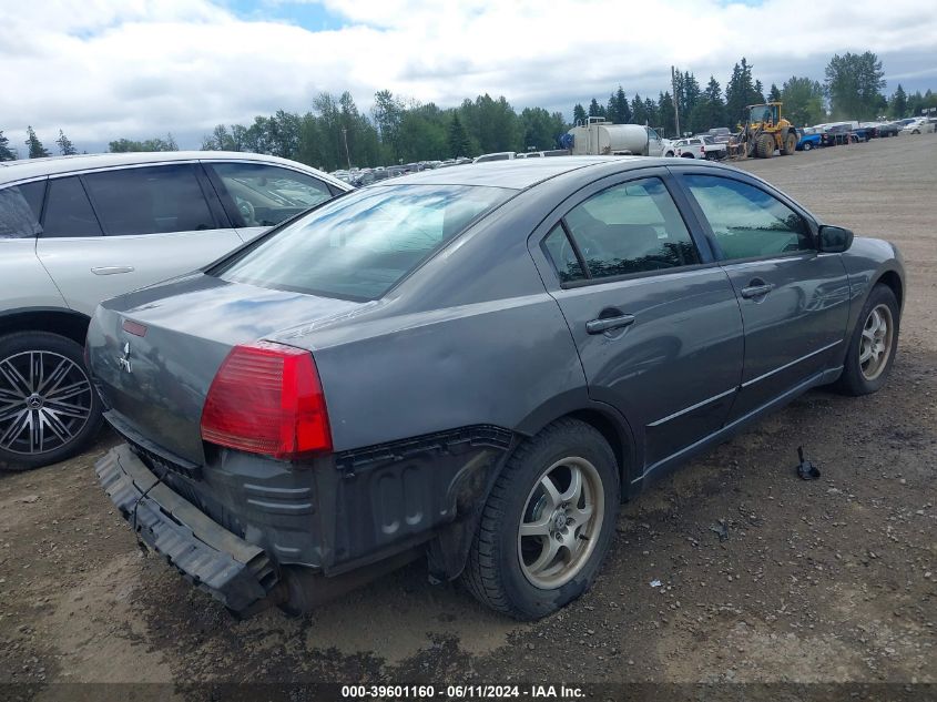 2004 Mitsubishi Galant Es VIN: 4A3AB36F14E088302 Lot: 39601160