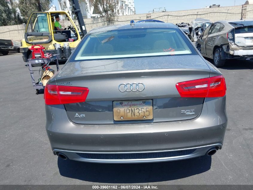 2014 Audi A6 3.0T Premium Plus VIN: WAUHGAFC7EN073816 Lot: 39601162