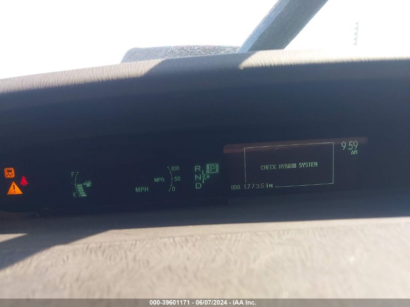 2010 Toyota Prius Ii VIN: JTDKN3DU9A0108370 Lot: 39601171