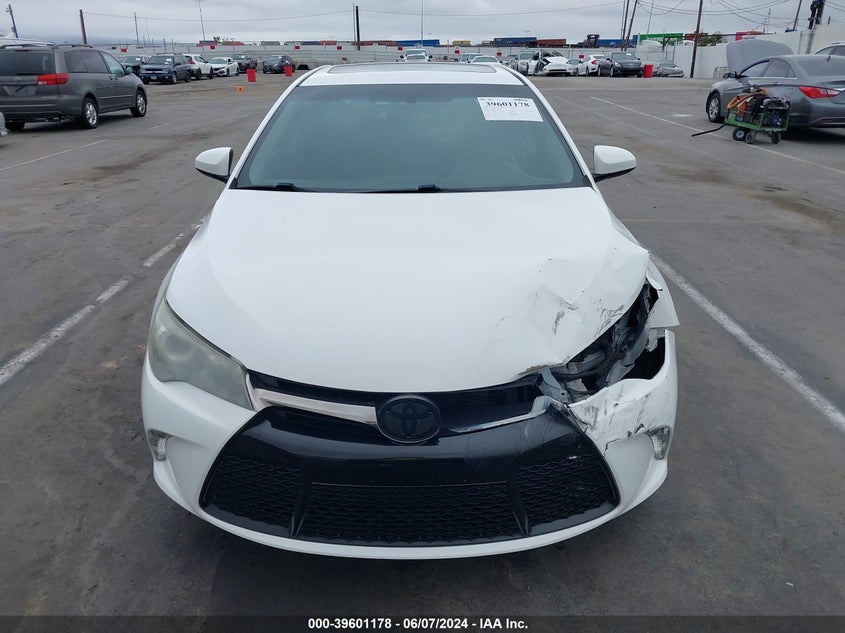 2016 Toyota Camry Se VIN: 4T1BF1FK3GU166002 Lot: 39601178