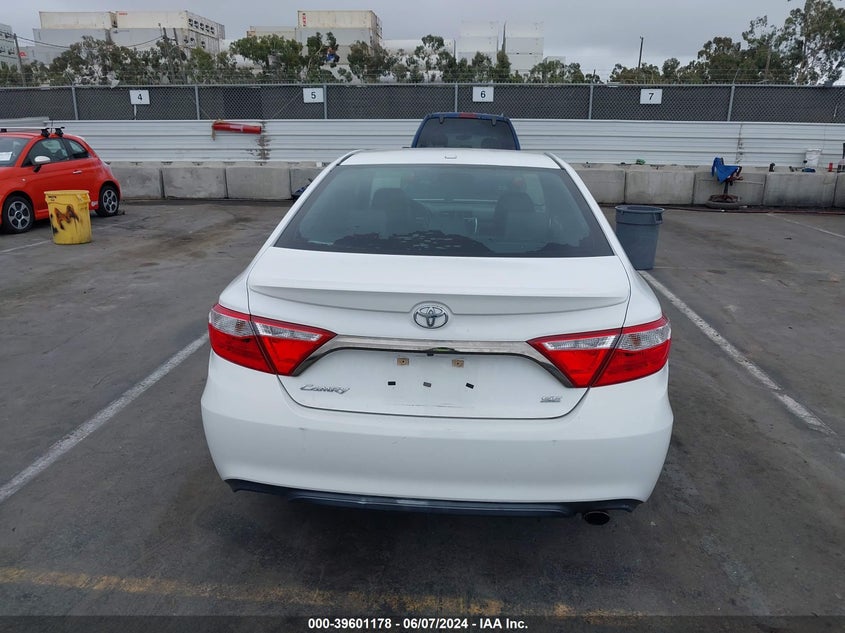 2016 Toyota Camry Se VIN: 4T1BF1FK3GU166002 Lot: 39601178