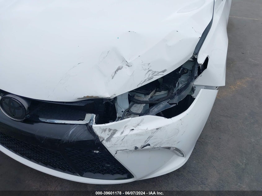 2016 Toyota Camry Se VIN: 4T1BF1FK3GU166002 Lot: 39601178