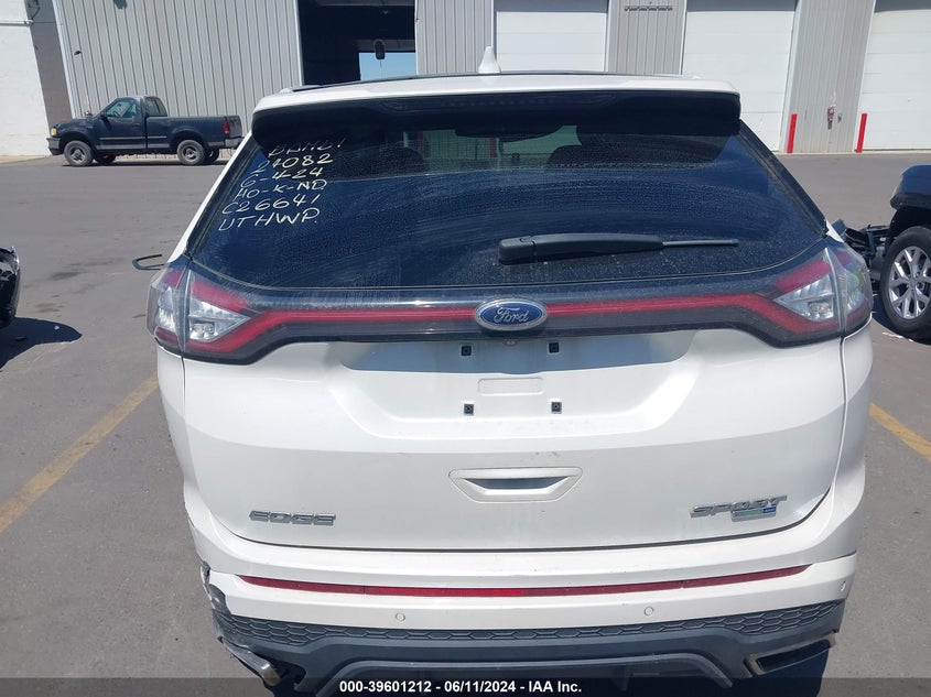 2015 Ford Edge Sport VIN: 2FMTK4AP8FBC26641 Lot: 39601212