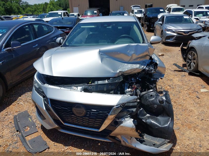 2022 Nissan Sentra S Xtronic Cvt VIN: 3N1AB8BV6NY259923 Lot: 39601216