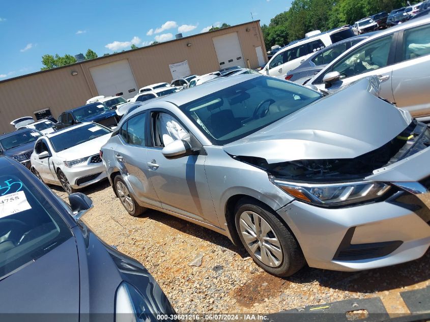 2022 Nissan Sentra S Xtronic Cvt VIN: 3N1AB8BV6NY259923 Lot: 39601216