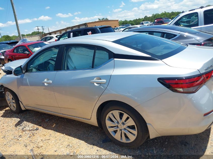2022 Nissan Sentra S Xtronic Cvt VIN: 3N1AB8BV6NY259923 Lot: 39601216