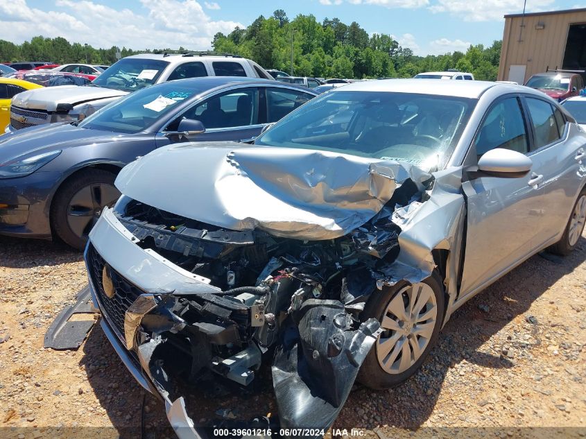 2022 Nissan Sentra S Xtronic Cvt VIN: 3N1AB8BV6NY259923 Lot: 39601216