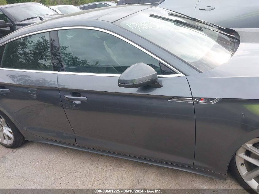 2024 Audi A5 Sportback Premium Plus 45 Tfsi Quattro S Tronic VIN: WAUFACF56RA015697 Lot: 39601225