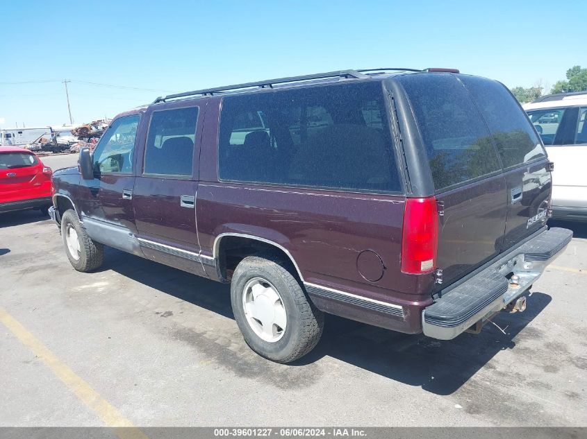 1997 Chevrolet Suburban K1500 VIN: 3GNFK16RXVG165533 Lot: 39601227