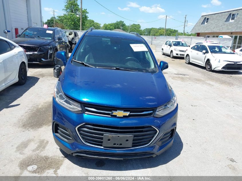2019 Chevrolet Trax Lt VIN: 3GNCJLSB7KL374841 Lot: 39601260