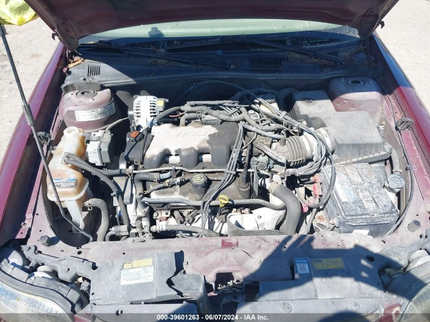 2001 Chevrolet Malibu Ls VIN: 1G1NE52JX16260696 Lot: 39601263