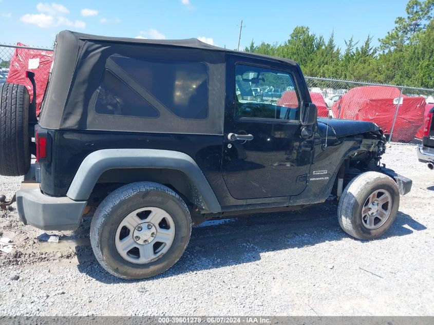 2015 Jeep Wrangler Sport VIN: 1C4AJWAG8FL681595 Lot: 39601278
