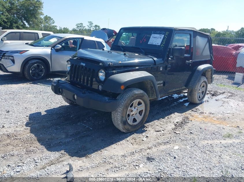 2015 Jeep Wrangler Sport VIN: 1C4AJWAG8FL681595 Lot: 39601278