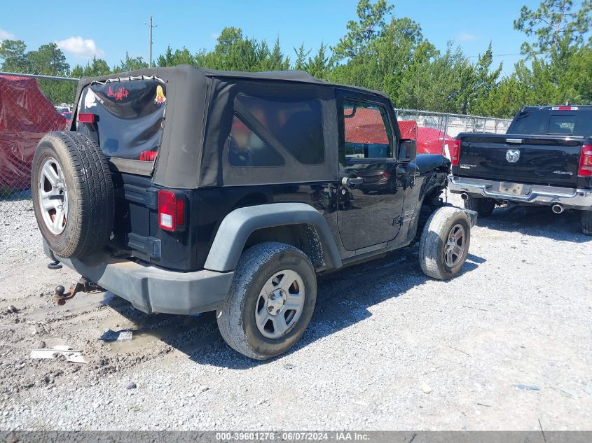 2015 Jeep Wrangler Sport VIN: 1C4AJWAG8FL681595 Lot: 39601278