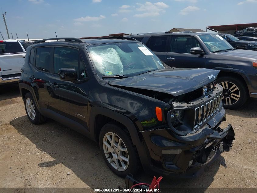 2019 Jeep Renegade Latitude Fwd VIN: ZACNJABBXKPK23941 Lot: 39601281