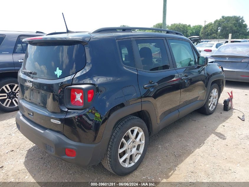 2019 Jeep Renegade Latitude Fwd VIN: ZACNJABBXKPK23941 Lot: 39601281