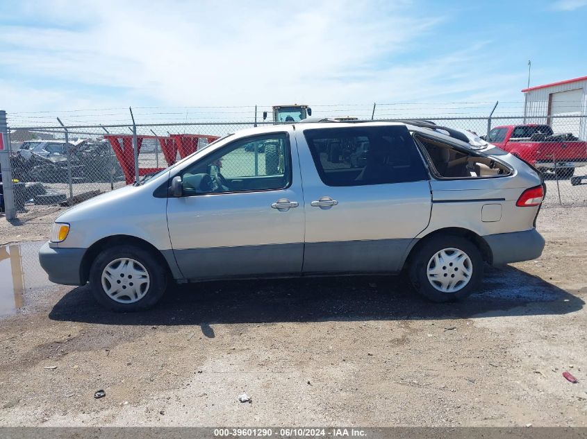 4T3ZF13C614351218 2001 Toyota Sienna Le