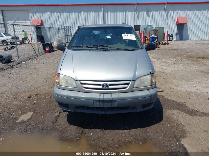 4T3ZF13C614351218 2001 Toyota Sienna Le