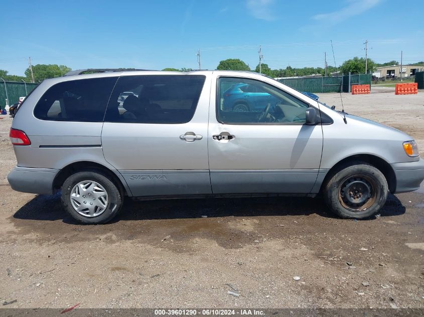 4T3ZF13C614351218 2001 Toyota Sienna Le