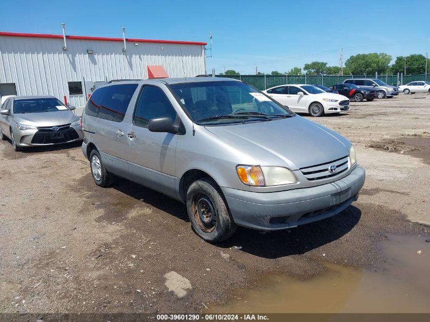 4T3ZF13C614351218 2001 Toyota Sienna Le