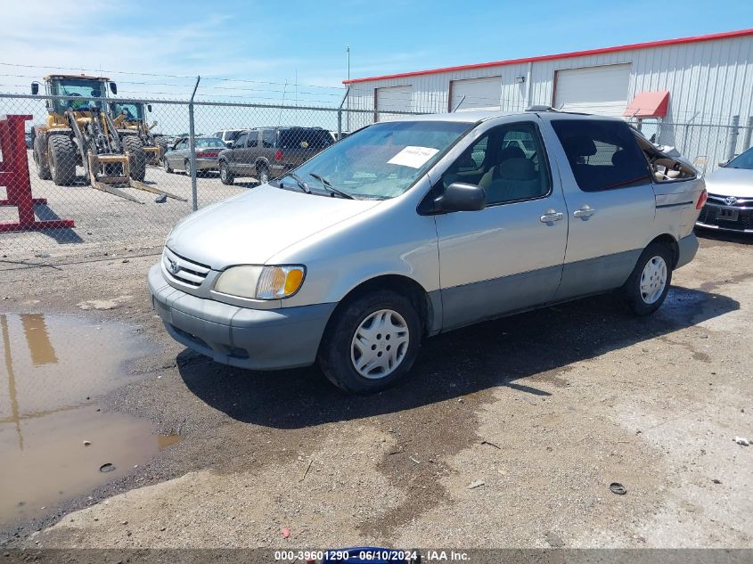 4T3ZF13C614351218 2001 Toyota Sienna Le