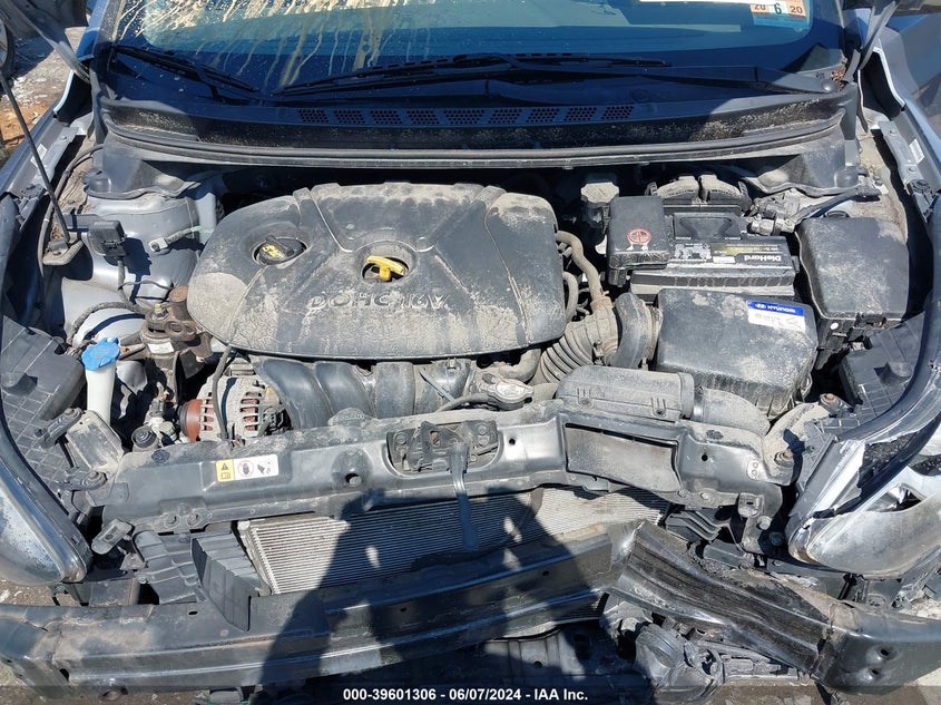 2013 Hyundai Elantra Gls VIN: KMHDH4AEXDU752374 Lot: 39601306