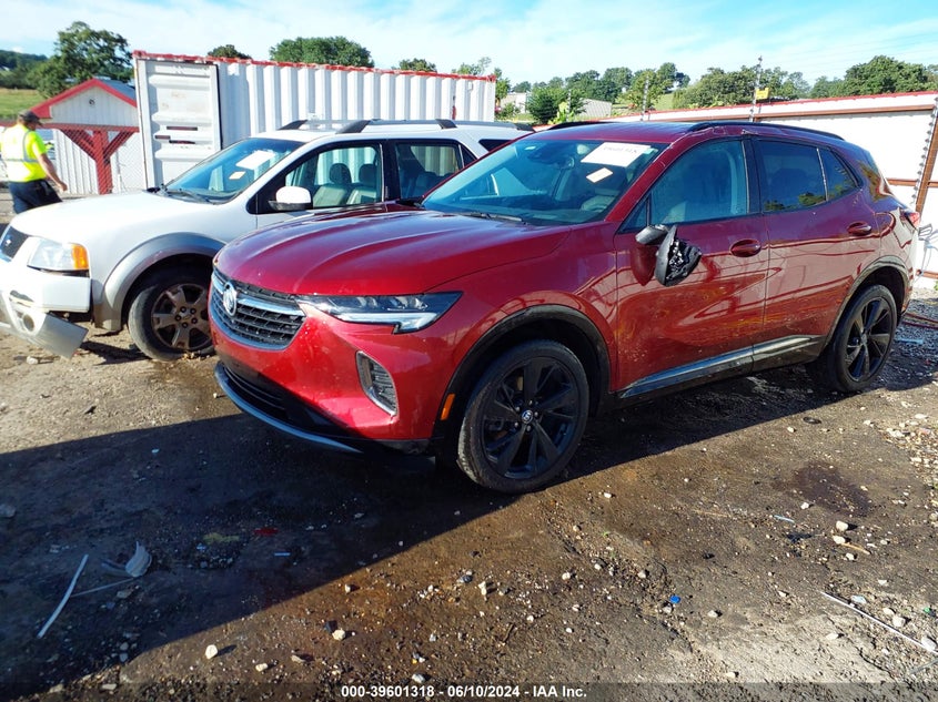 2022 BUICK ENVISION FWD ESSENCE - LRBFZNR4XND111074