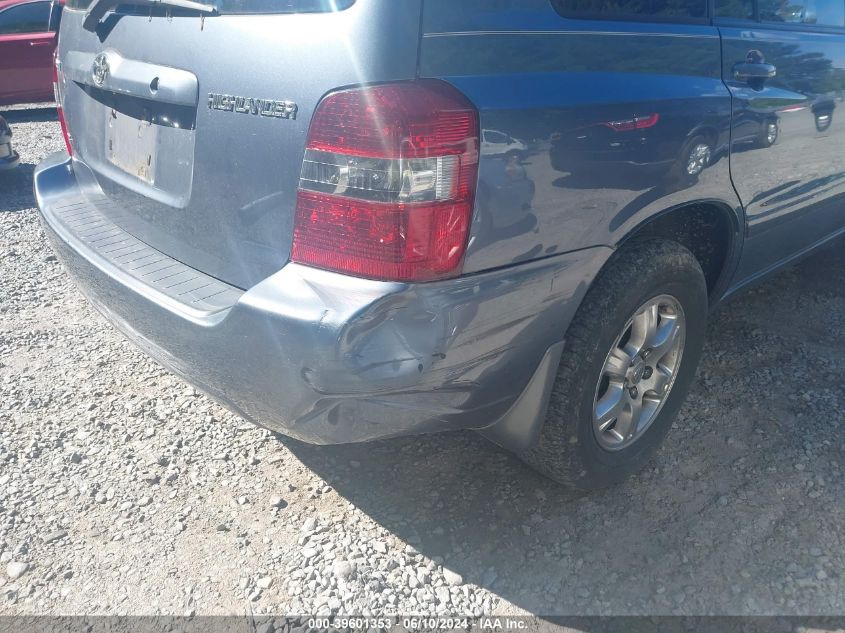 2005 Toyota Highlander V6 VIN: JTEDP21A150058086 Lot: 39601353