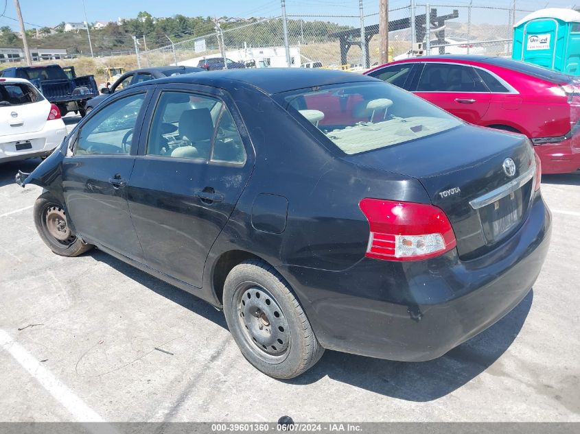 2008 Toyota Yaris VIN: JTDBT923X81276199 Lot: 39601360