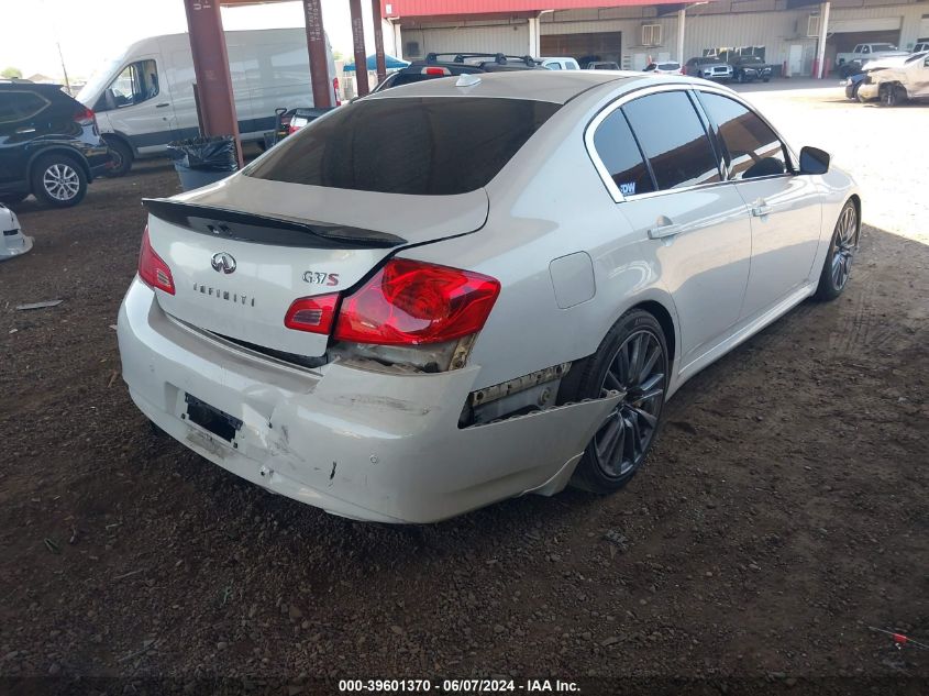 2012 Infiniti G37 Sport VIN: JN1CV6AP9CM620181 Lot: 39601370