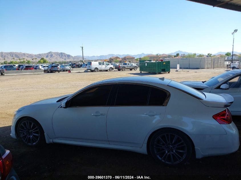 2012 Infiniti G37 Sport VIN: JN1CV6AP9CM620181 Lot: 39601370