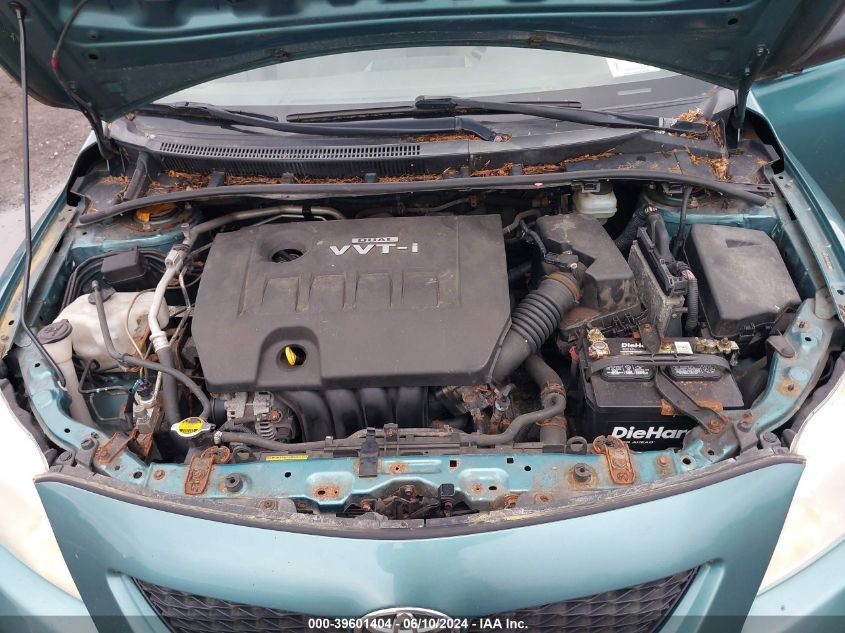 2009 Toyota Corolla VIN: JTDBL40EX9J013882 Lot: 39601404