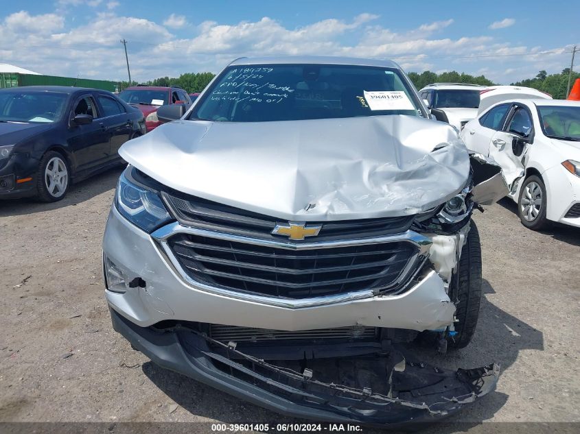 2020 Chevrolet Equinox Fwd Ls VIN: 3GNAXHEV5LS575346 Lot: 39601405