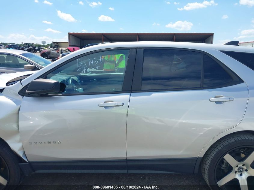 2020 Chevrolet Equinox Fwd Ls VIN: 3GNAXHEV5LS575346 Lot: 39601405