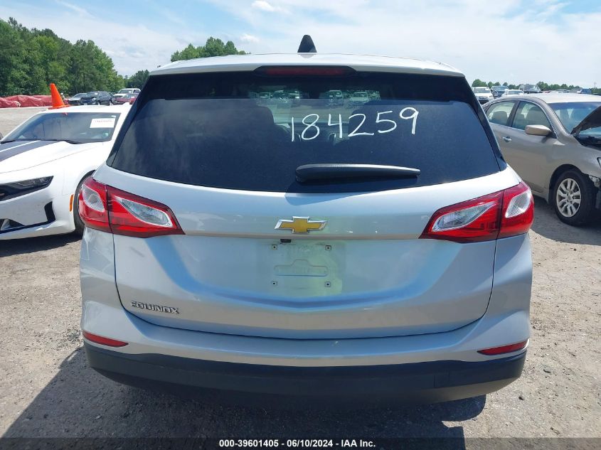 2020 Chevrolet Equinox Fwd Ls VIN: 3GNAXHEV5LS575346 Lot: 39601405