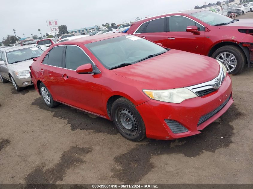 2012 Toyota Camry Le VIN: 4T4BF1FK3CR197282 Lot: 39601410